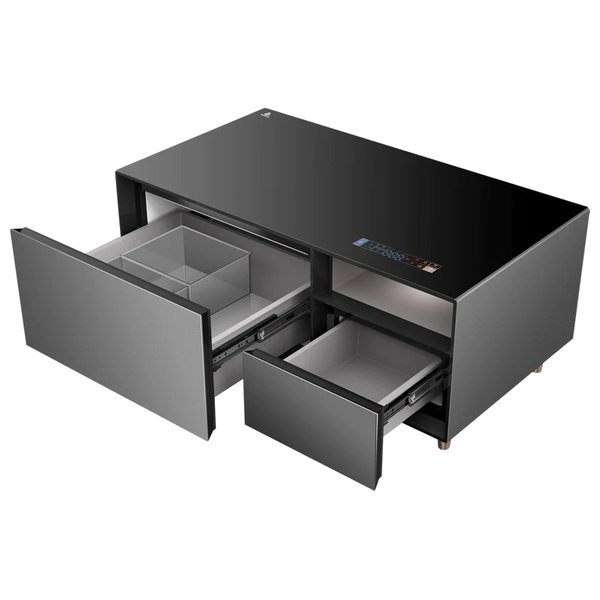  Alhafidh ST21 - Multifunction Smart Table Refrigerator - Silver 