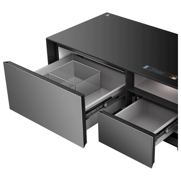  Alhafidh ST21 - Multifunction Smart Table Refrigerator - Silver 
