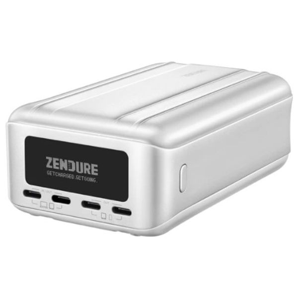  شاحن محمول زيندور - SuperTank Pro - 26800mah - سلفر 