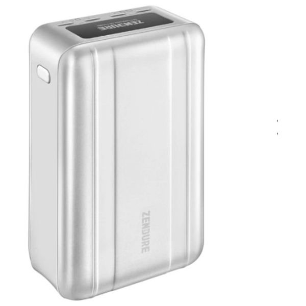  شاحن محمول زيندور - SuperTank Pro - 26800mah - سلفر 