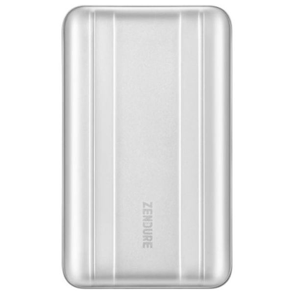  شاحن محمول زيندور - SuperTank Pro - 26800mah - سلفر 