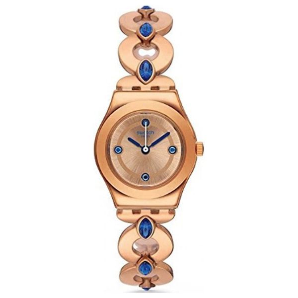 Swatch gold on sale rose watch