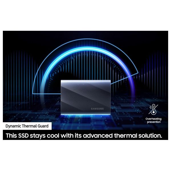  هارد خارجي سامسونج اس اس دي T9 - اسود - 4 تيرابايت 