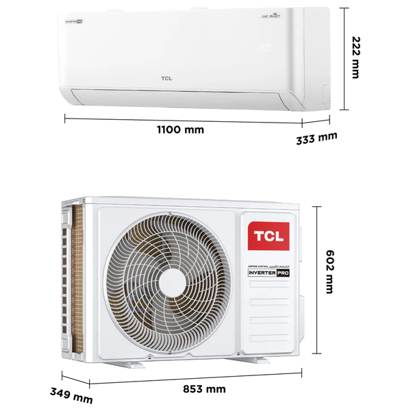  سبلت تي سي ال جداري - 1.5 طن - TAC-18CHSA/TPB - انفيرتر - 6 مراحل تحكم تلقائي بالامبير - ابيض + تركيب مجاني 