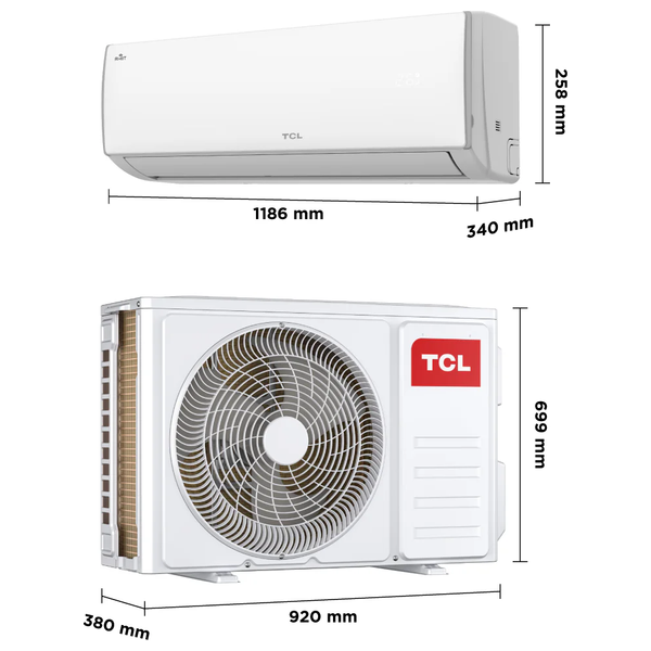  سبلت تي سي ال جداري - 2 طن - TAC-24CHSA/XE - ابيض - تركيب مجاني 