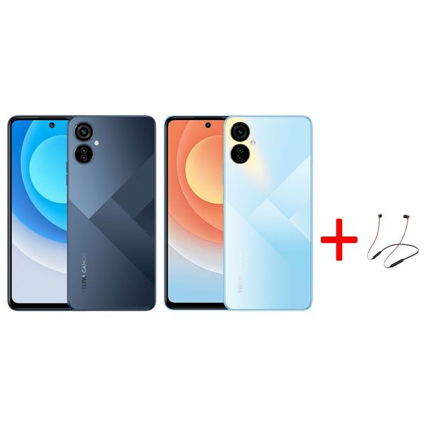 Tecno Camon 19 Neo - Dual SIM - 128/6GB + Bluetooth Headphone In Ear