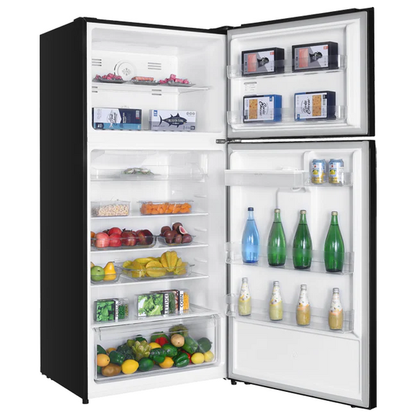 Alhafidh TMN680SB3 - 24ft - Conventional Refrigerator - Black