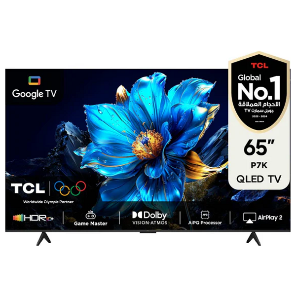  TCL 65-Inch P7K Series - Smart - 4K - QLED - 60Hz - 2025 Model 