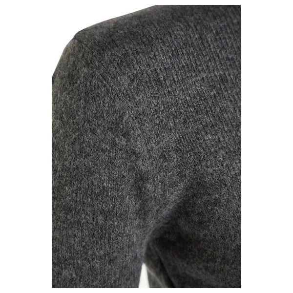 ترينديول ميلا سترة ناعمة الملمس - رمادي