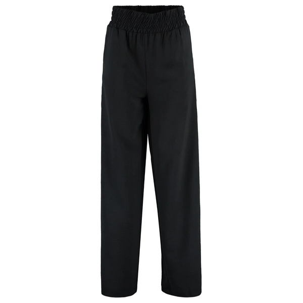 Trendyolmilla Wide Leg Elasticated Woven Pants - Black