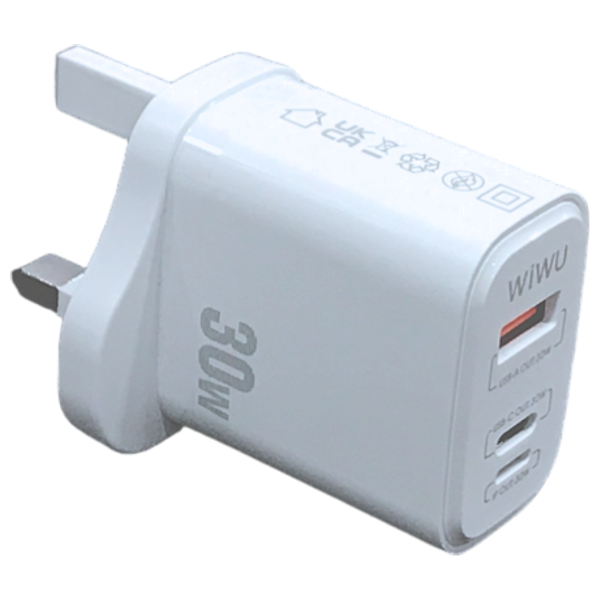  WIWU U021 - Wall Charger - White 