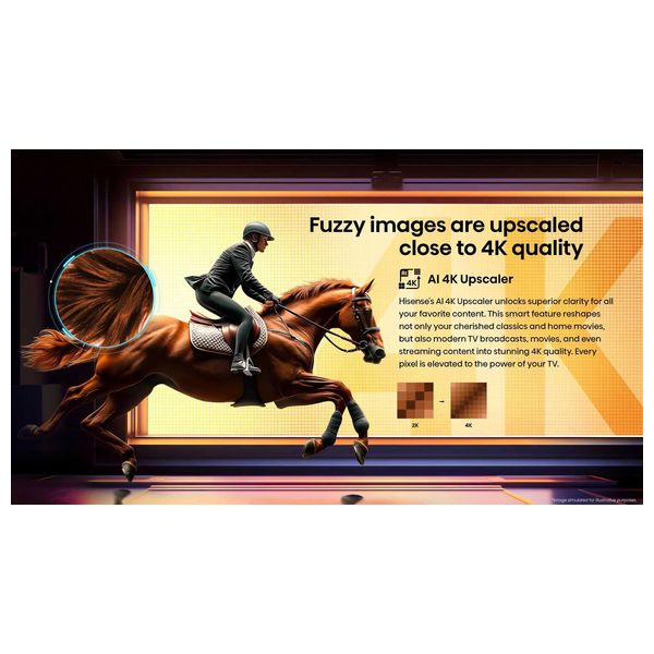  Hisense 55-Inch A62QS Series - Smart - 4K - LED - 60Hz - 2026 Model 