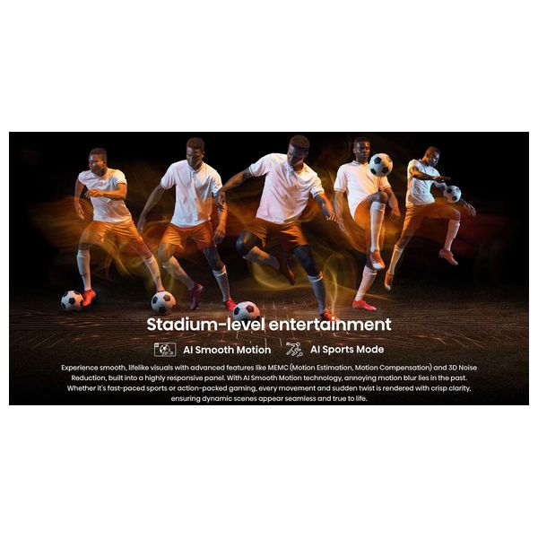  شاشة هايسنس 75-انج فئة A61N - سمارت - 4K - LED - إصدار 2024 - 60 هيرتز + شاشة هايسنس 32-انج فئة A4N - سمارت - HD - LED - إصدار 2024 