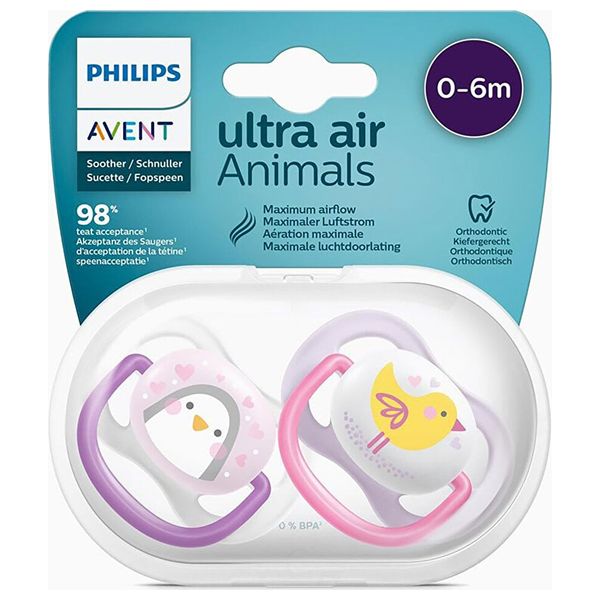 Philips Avent Ultra Air Pacifier - 0-6m