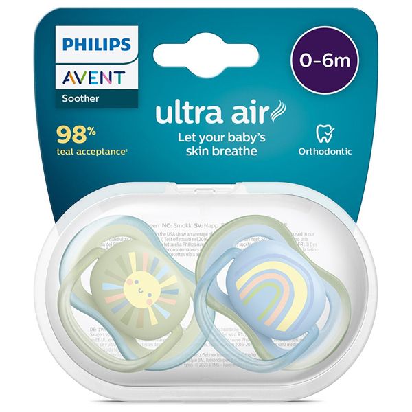 Philips Avent Ultra Air Pacifier - 0-6m