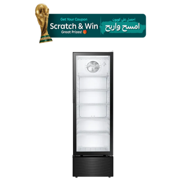  عارضة تبريد عامودية هايسنس - سعة 14 قدم - FL-35WC - أسود 