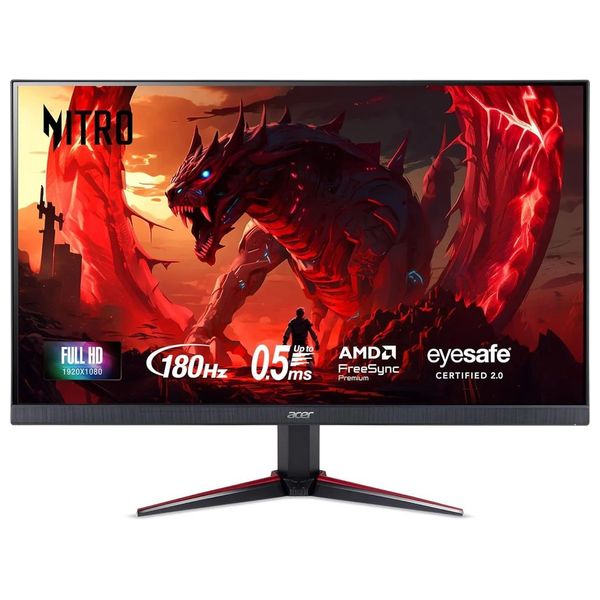  Acer 24-Inch VG240Y-Series - Gaming Flat Monitor - 180Hz - 0.5ms Response Time - FHD 