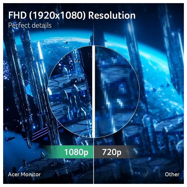  Acer 24-Inch VG240Y-Series - Gaming Flat Monitor - 180Hz - 0.5ms Response Time - FHD 