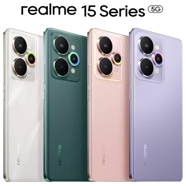 Realme 15 5G - 6.8 inch 144Hz - Dimensity 7300+ 5G - 7000mAh, 80W + Bag + Water Bottle + Sun Hat