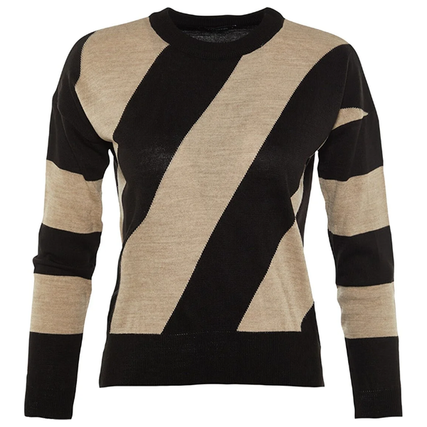 ترينديول ميلا سويتر منسوج - كريم 