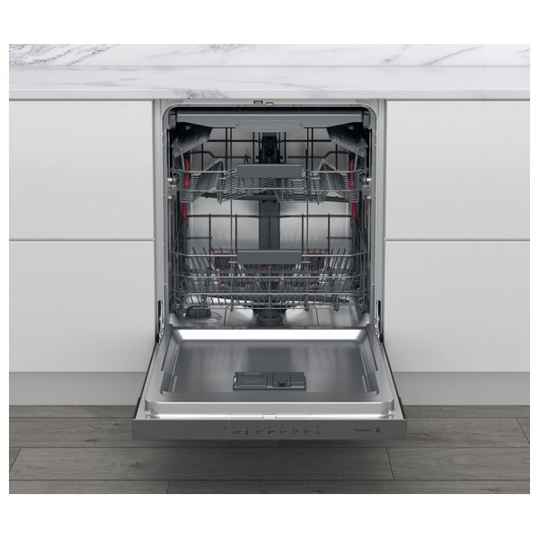  Whirlpool WBC3C34PFX - 14 Sets - Dishwasher - 8 Programs - Inox 