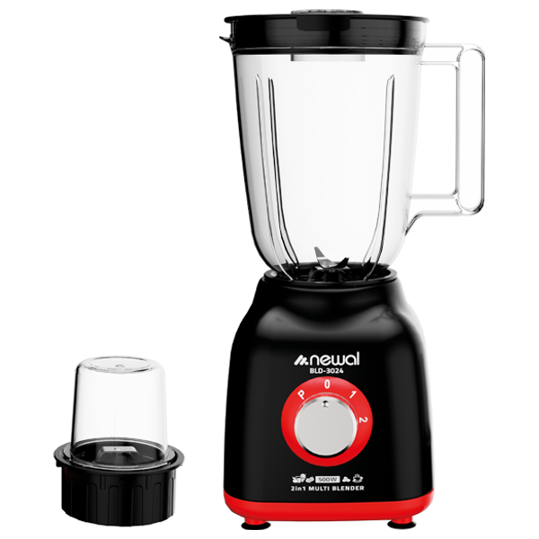  خلاط نوال  - 1500مل - 500 واط - BLD-3024 - أحمر 
