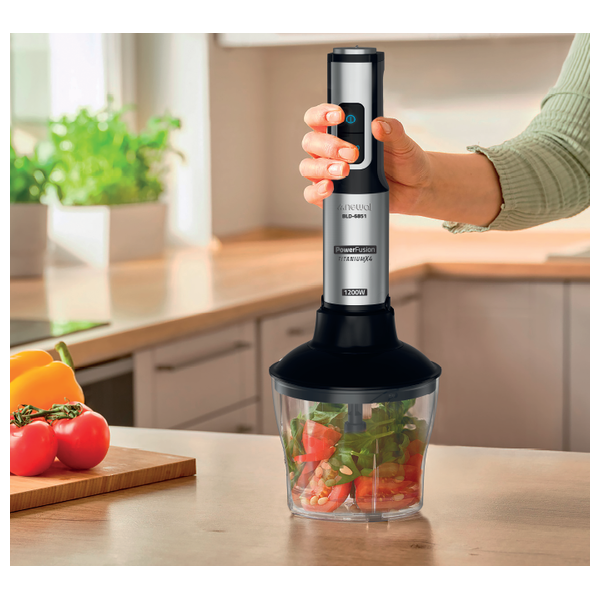  خلاط يدوي نوال - 1200 واط - BLD-6851 - سلفر 