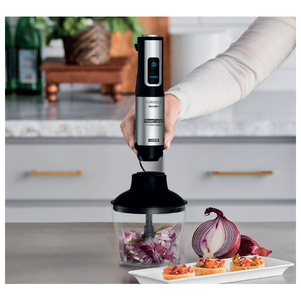  خلاط يدوي نوال - 1200 واط - BLD-6851 - سلفر 