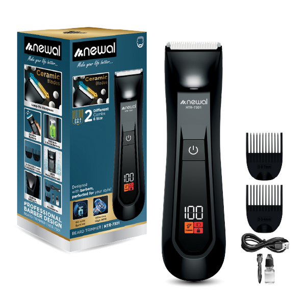 Newal HTR-7301 - Beard Trimmer - Black
