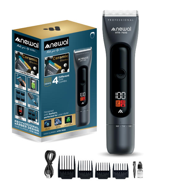 Newal HTR-7606 - Beard Trimmer - Gray
