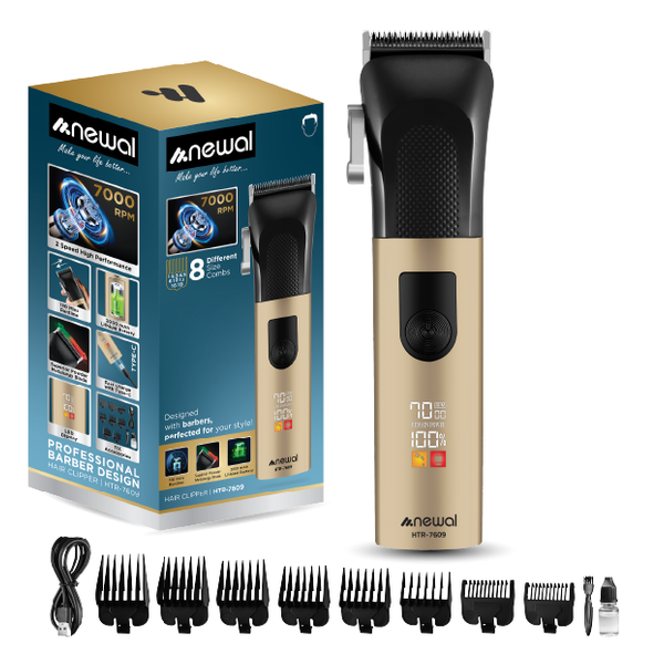 Newal HTR-7609 - Beard Trimmer - Gold