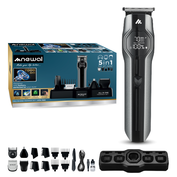  ماكنة حلاقة نوال - HTR-7682 - رمادي 