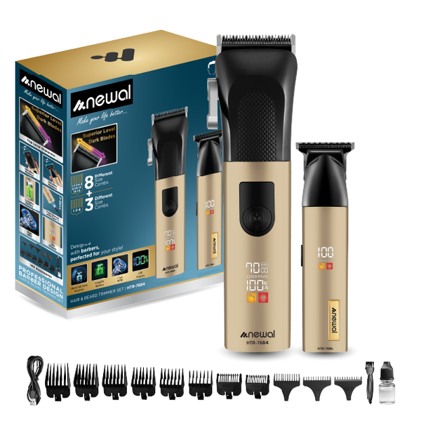  ماكنة حلاقة اللحية نوال - HTR-7684 - ذهبي 