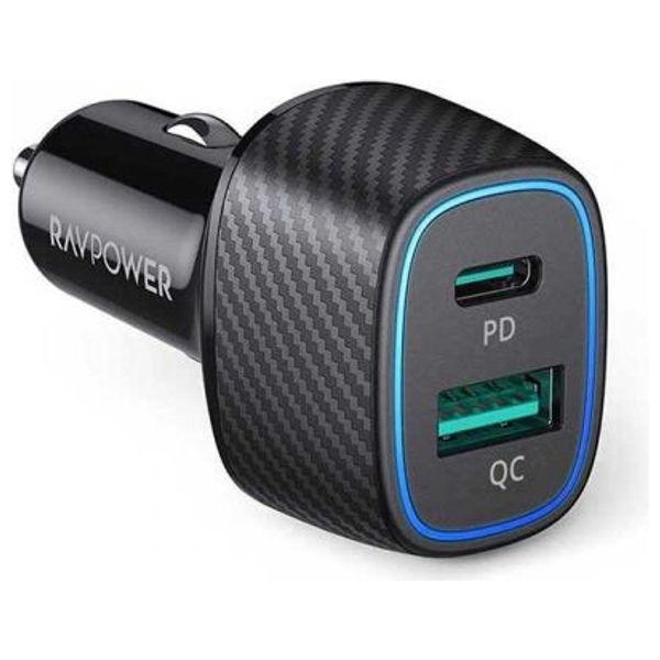  RAVPower RP-VC009 - Car Charger - Black 