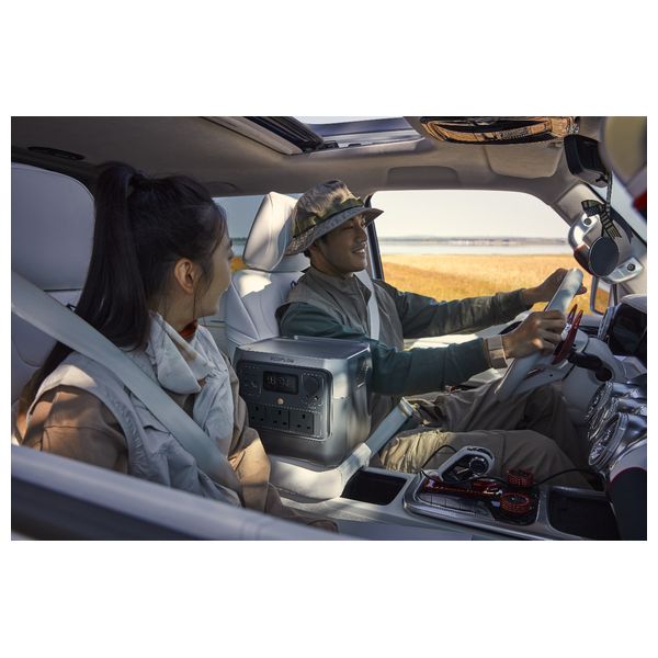 محطة الطاقة المحمولة ايكوفلو - River 2 Pro - 768Wh - اسود