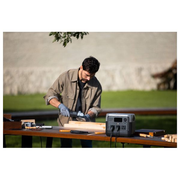 محطة الطاقة المحمولة ايكوفلو - River 2 Pro - 768Wh - اسود