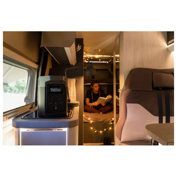  محطة الطاقة المحمولة ايكوفلو - Delta 2 - 1024Wh - اسود 