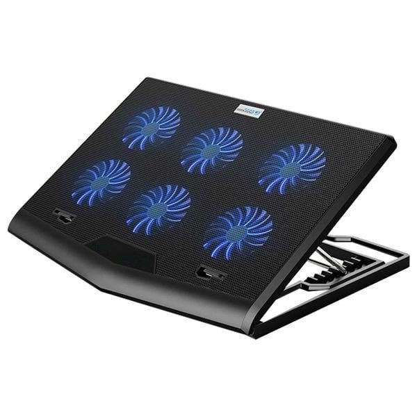  مروحة لابتوب - F6 - 6 مراوح - اسود 