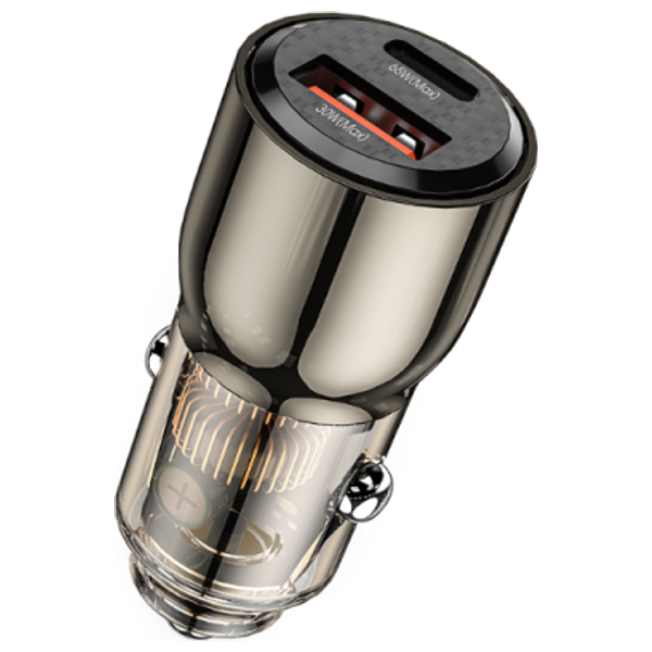 الريان: WiWU WI-QC012 - Car Charger - Black