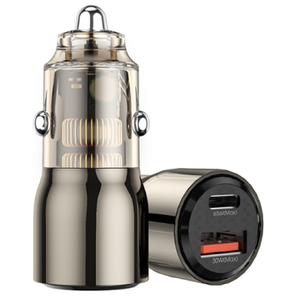 الريان: WiWU WI-QC012 - Car Charger - Black