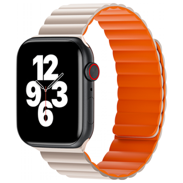  WiWU Magnetic Silicone Watch Band - Starlight 