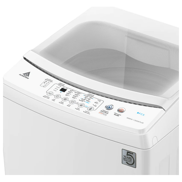  Alhafidh WMHA-1300WTL40 - 13Kg - Top Loading Washing Machine - White 