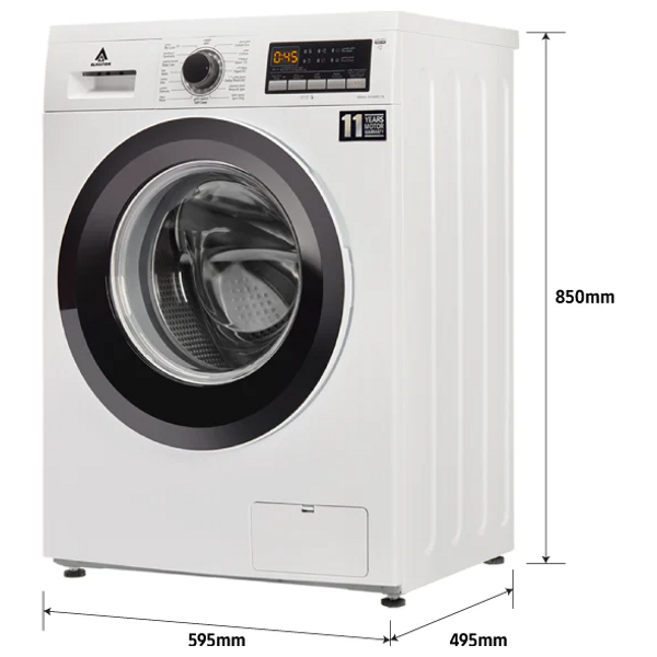  Alhafidh WMHA-7014WFL10 - 7Kg - 1400RPM - Front Loading Washing Machine - White 