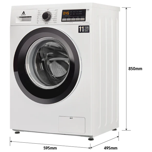 Alhafidh WMHA-7014WFL10 - 7Kg - 1400RPM - Front Loading Washing Machine - White