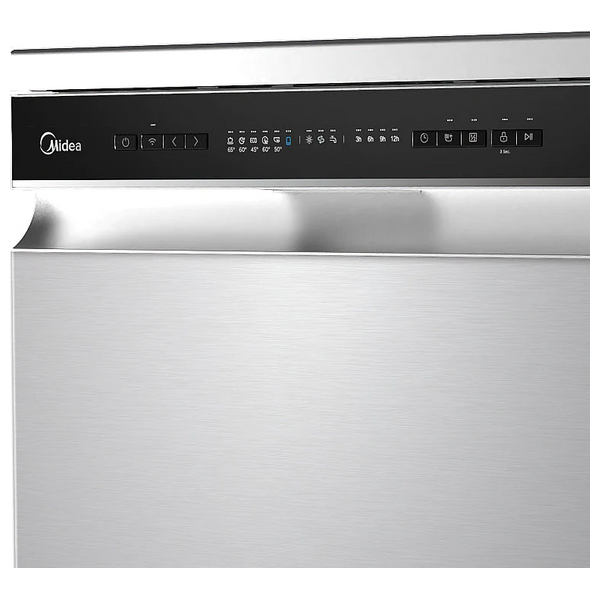  Midea WQP15-WU7633GUR(BS) - 15 Sets - Dishwasher - Silver 