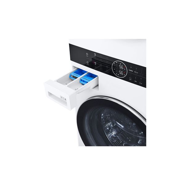  LG WT2116WRK - 21/16Kg - Front Loading Washing Machine & Dryer - Wihte + Arzum AR5056 - Hair Dryer - Purple 