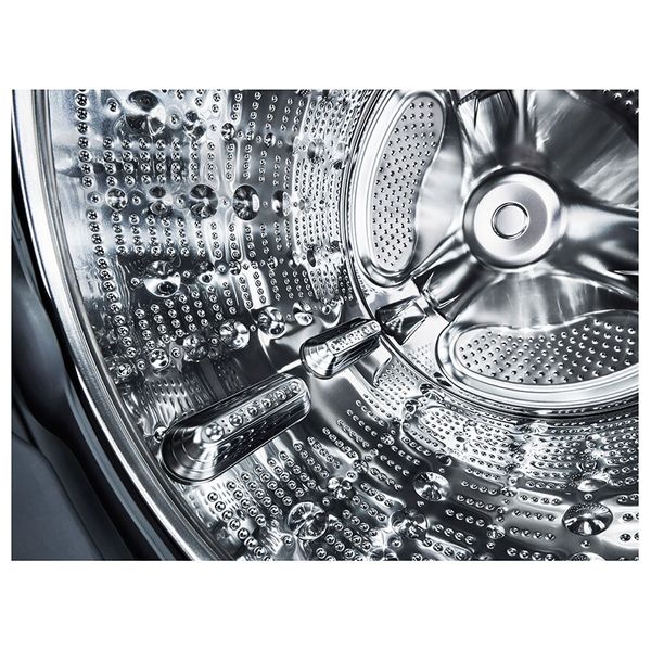  غسالة ومجففة ال جي فتحة امامية - 21/16 كغم - WT2116WRK - ابيض + مجفف شعر ارزوم - AR5056 - بنفسجي 