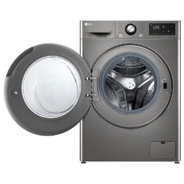  LG WV2149PVG - 9Kg - Front Loading Washing Machine - Silver + Arzum AR5048 - Hair Dryer - Black 