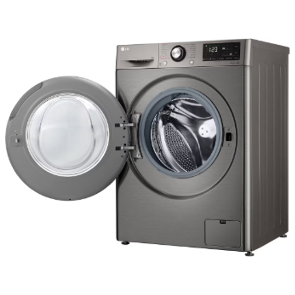  LG WV2149PVG - 9Kg - Front Loading Washing Machine - Silver + Arzum AR5048 - Hair Dryer - Black 