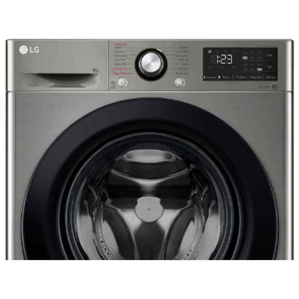  LG WV2149PVG - 9Kg - Front Loading Washing Machine - Silver + Arzum AR5048 - Hair Dryer - Black 